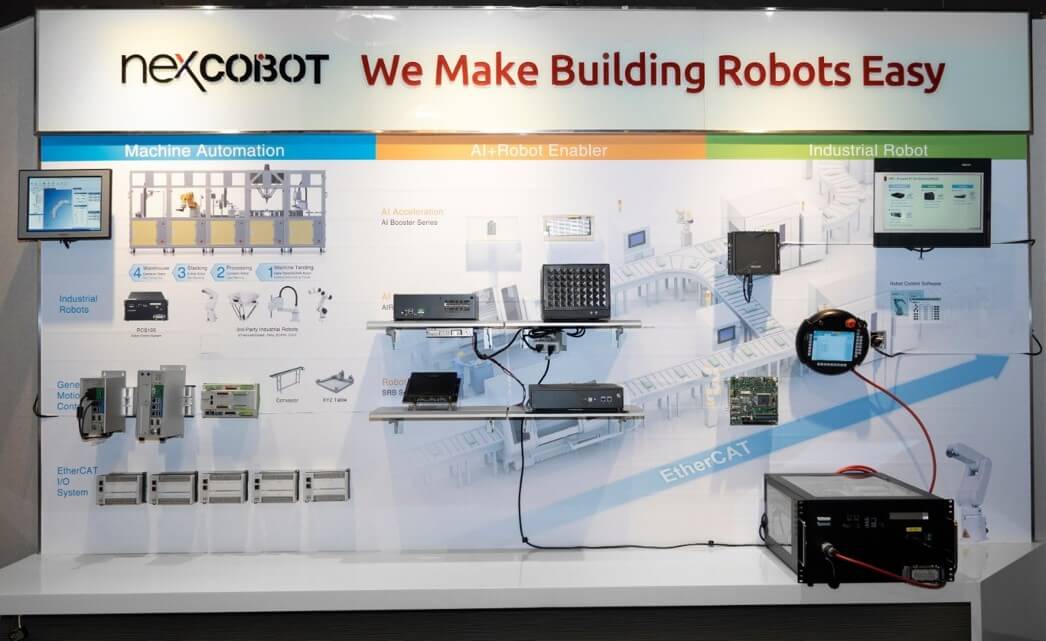 EtherCAT communication, robot control algorithms, human-machine interface, and AI acceleration